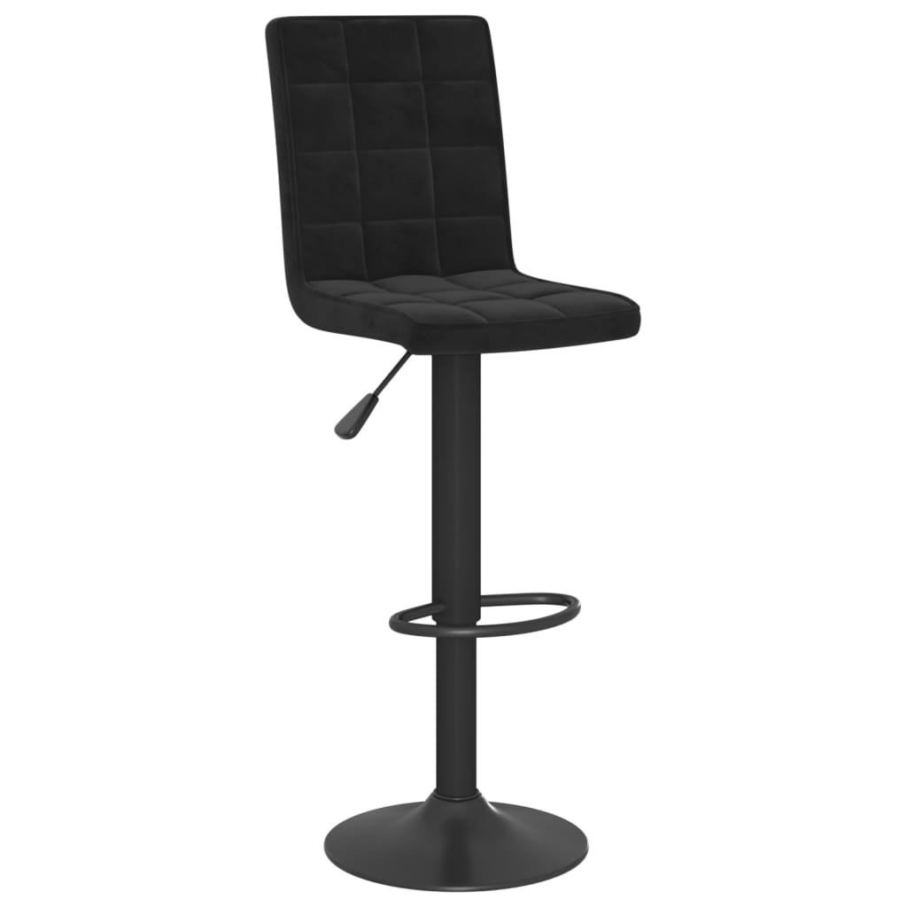 Barkruk fluweel zwart is nu te koop bij PeponiXL, paradijselijk wonen!