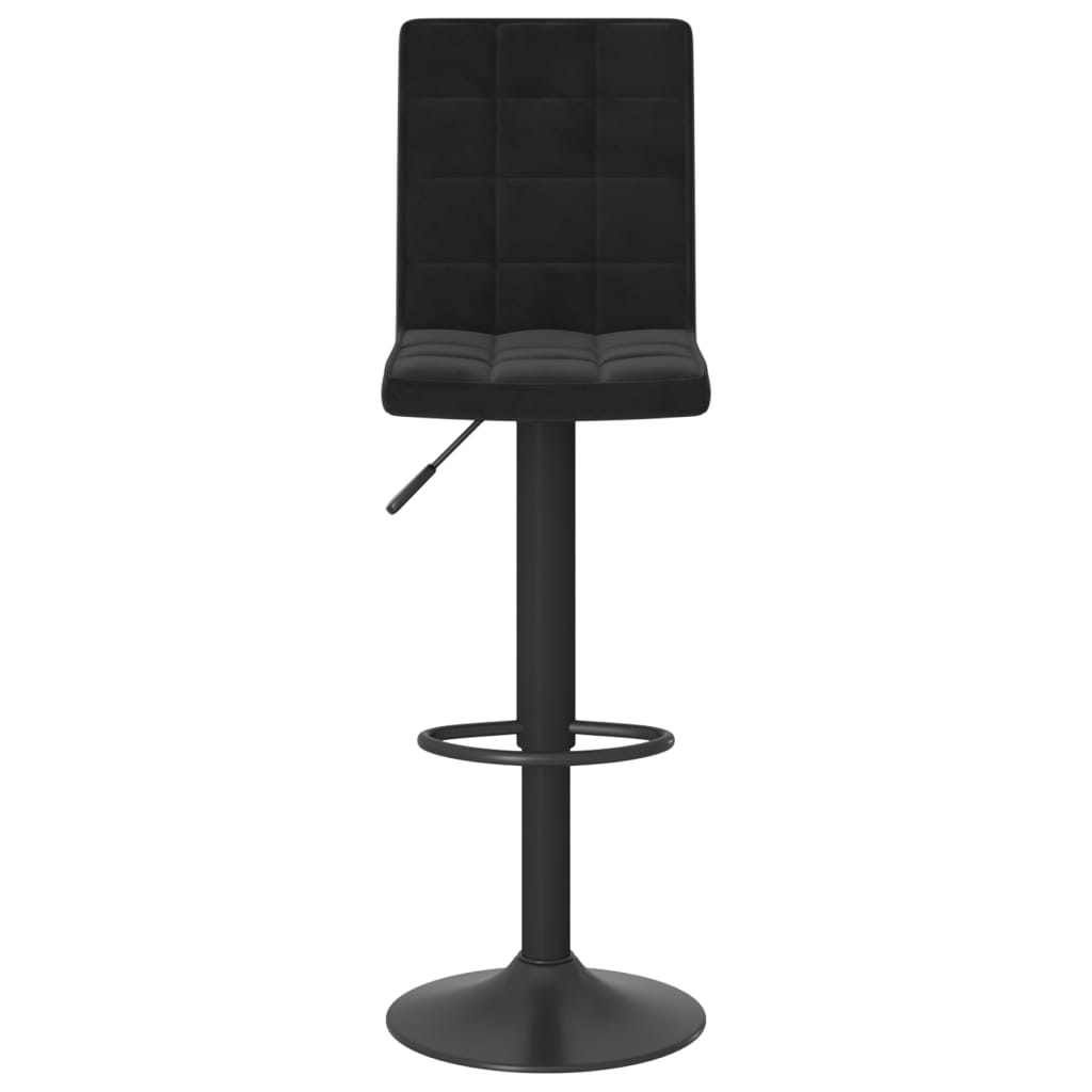 Barkrukken 2 st fluweel zwart is nu te koop bij PeponiXL, paradijselijk wonen!