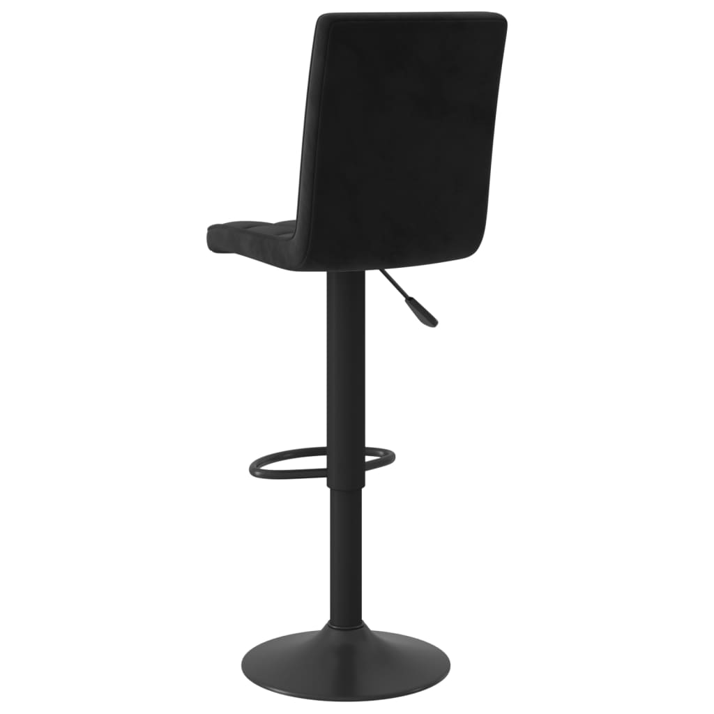 Barkrukken 2 st fluweel zwart is nu te koop bij PeponiXL, paradijselijk wonen!