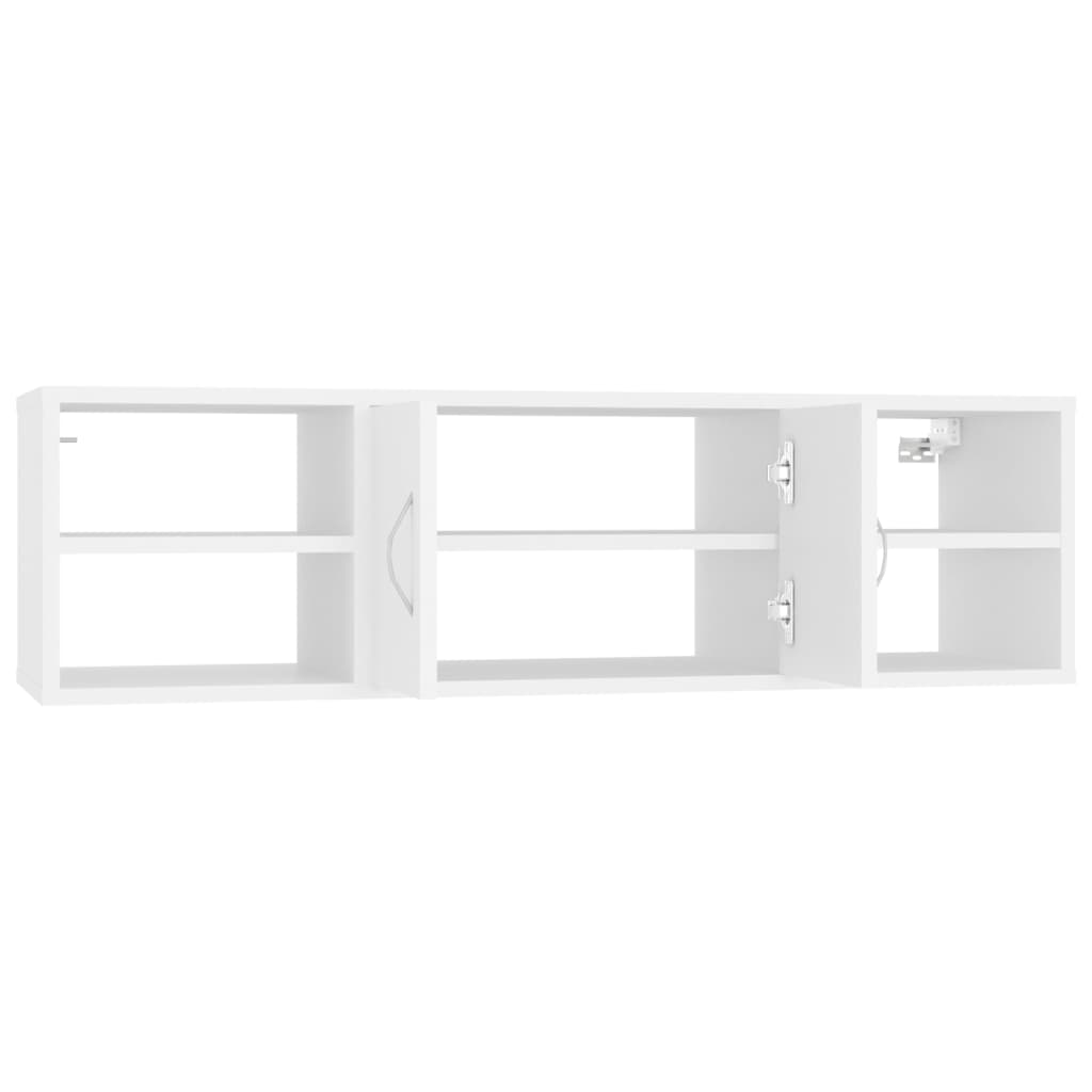 Wandschap 102x30x29 cm bewerkt hout wit is nu te koop bij PeponiXL, paradijselijk wonen!