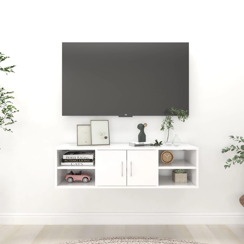 Wandschap 102x30x29 cm bewerkt hout wit is nu te koop bij PeponiXL, paradijselijk wonen!