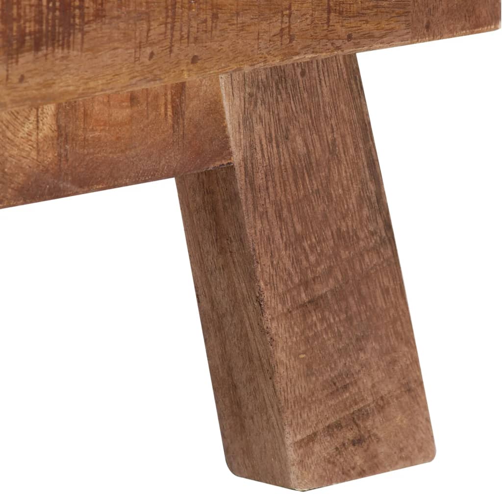 Tv-meubel 110x30x40 cm ruw mangohout is nu te koop bij PeponiXL, paradijselijk wonen!