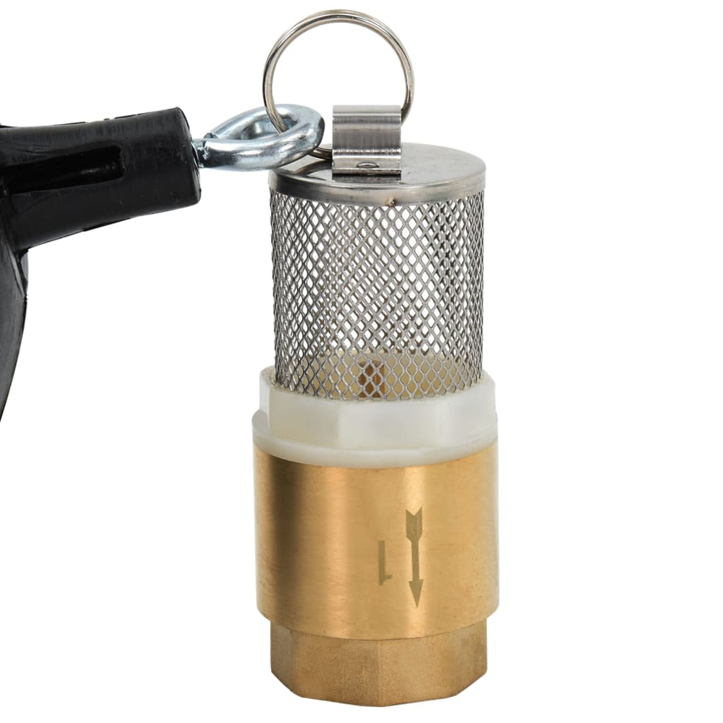 Zuigslang met messing koppelingen 1,1'' 15 m PVC zwart is nu te koop bij PeponiXL, paradijselijk wonen!