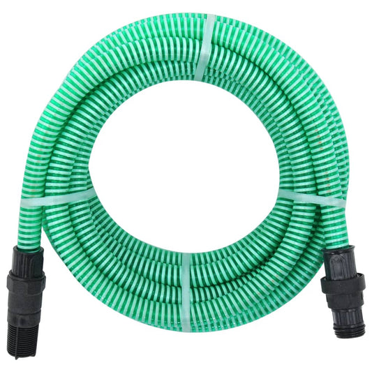 Zuigslang met PVC koppelingen 1,1'' 4 m PVC groen is nu te koop bij PeponiXL, paradijselijk wonen!