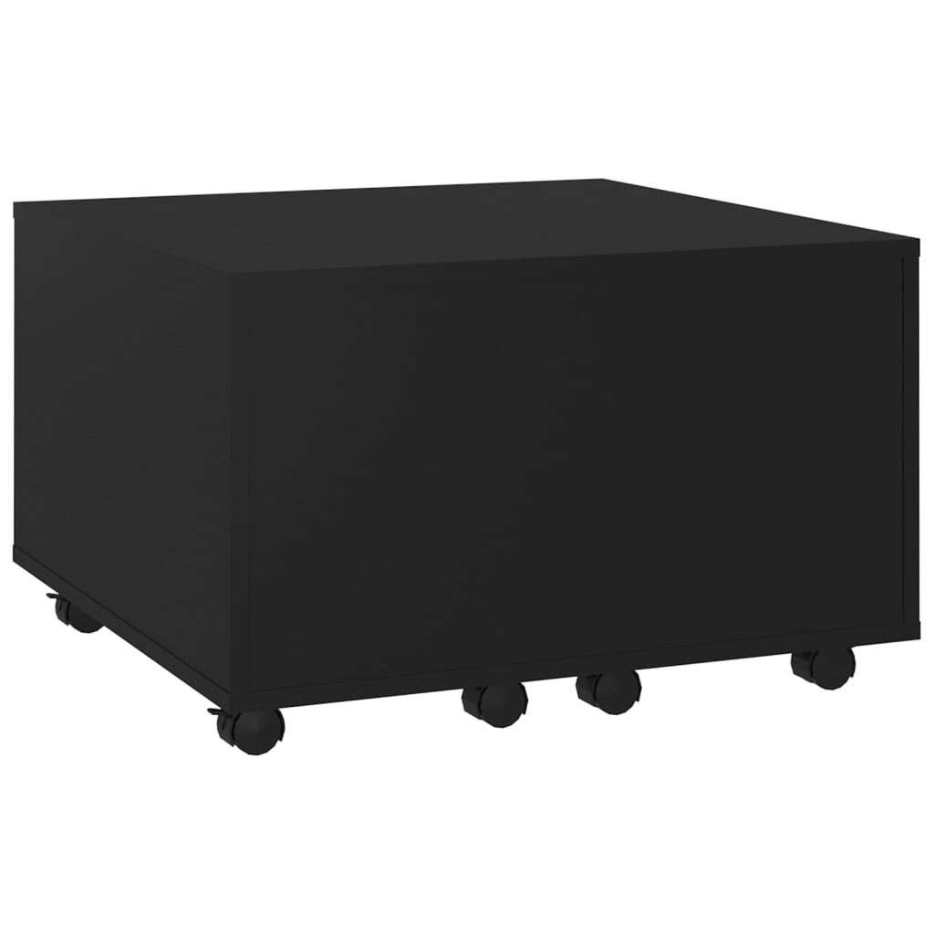 Salontafel 60x60x38 cm bewerkt hour zwart is nu te koop bij PeponiXL, paradijselijk wonen!