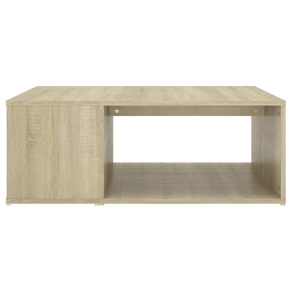 Salontafel 90x67x33 cm bewerkt hout sonoma eikenkleurig is nu te koop bij PeponiXL, paradijselijk wonen!