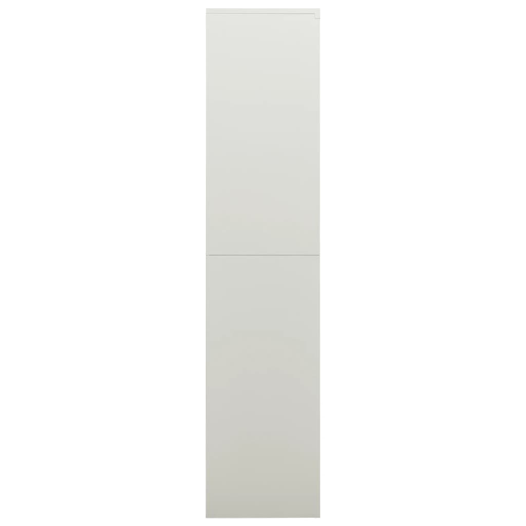 Lockerkast 90x40x180 cm staal lichtgrijs is nu te koop bij PeponiXL, paradijselijk wonen!