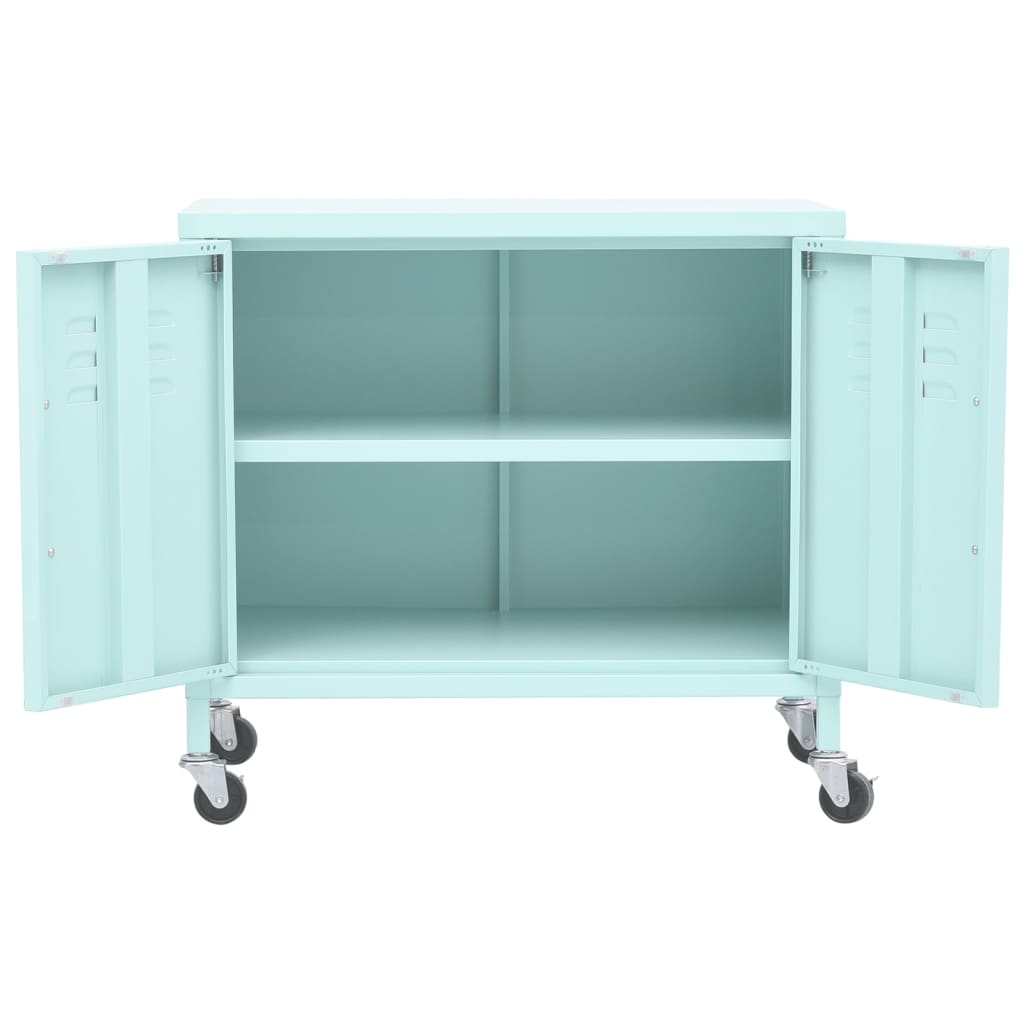 Opbergkast 60x35x56 cm staal mint is nu te koop bij PeponiXL, paradijselijk wonen!