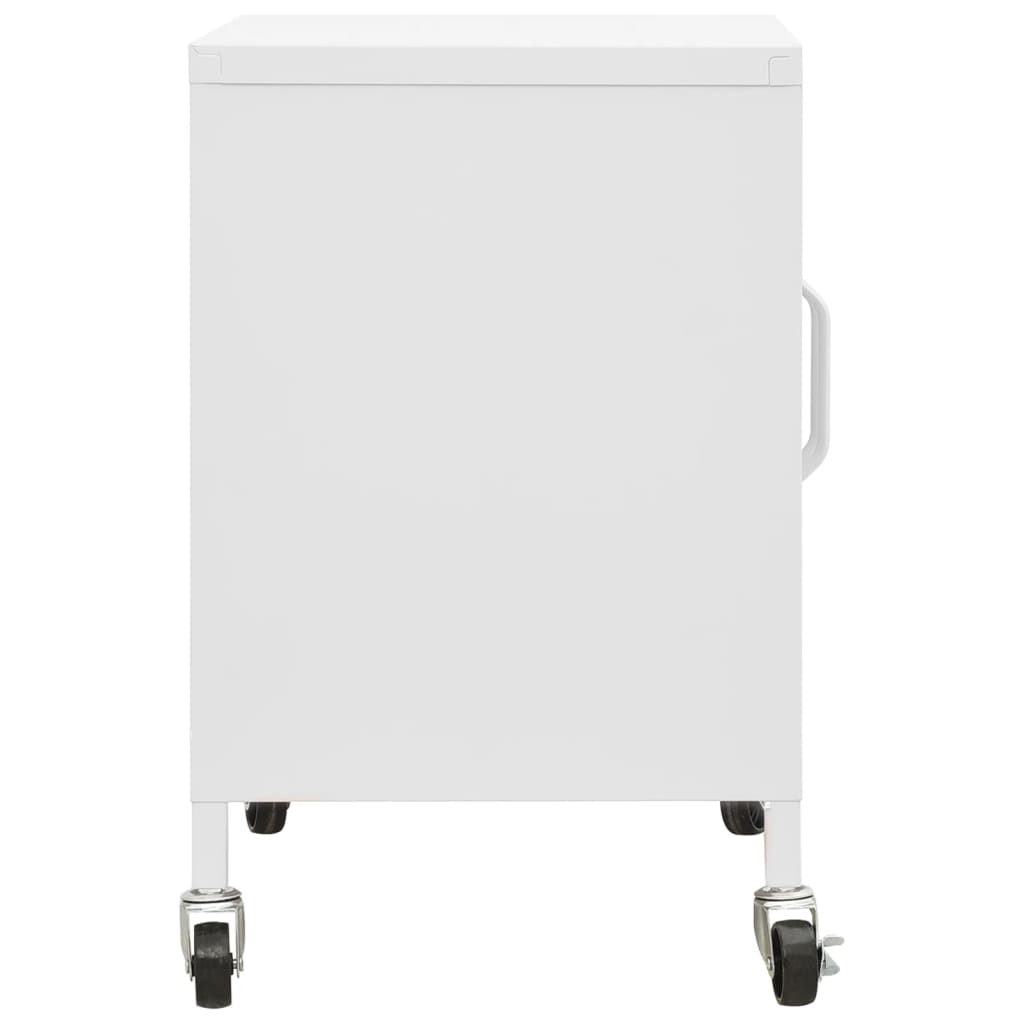 Opbergkast 60x35x56 cm staal wit is nu te koop bij PeponiXL, paradijselijk wonen!