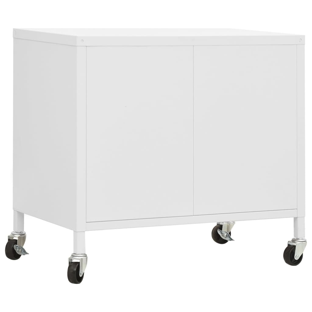 Opbergkast 60x35x56 cm staal wit is nu te koop bij PeponiXL, paradijselijk wonen!