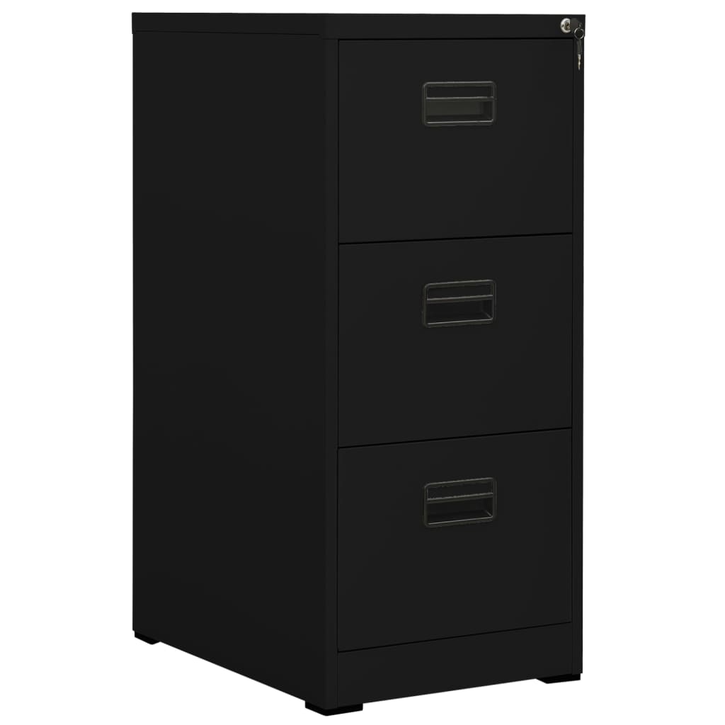 Archiefkast 46x62x102,5 cm staal zwart is nu te koop bij PeponiXL, paradijselijk wonen!