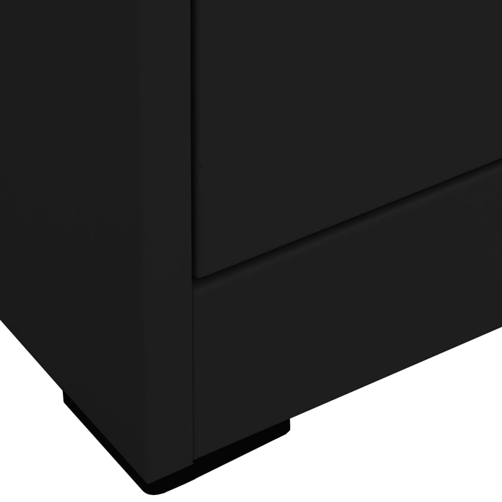 Archiefkast 46x62x102,5 cm staal zwart is nu te koop bij PeponiXL, paradijselijk wonen!