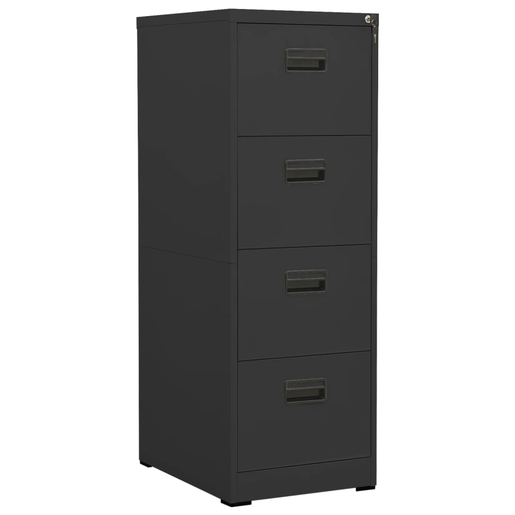 Archiefkast 46x62x133 cm staal antracietkleurig is nu te koop bij PeponiXL, paradijselijk wonen!