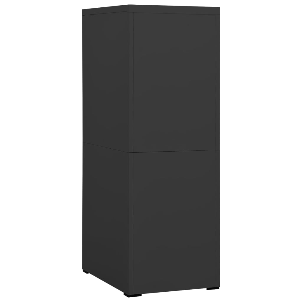Archiefkast 46x62x133 cm staal antracietkleurig is nu te koop bij PeponiXL, paradijselijk wonen!