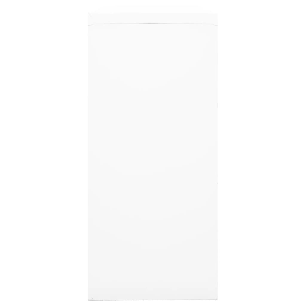 Roldeurkast 90x40x90 cm staal wit is nu te koop bij PeponiXL, paradijselijk wonen!