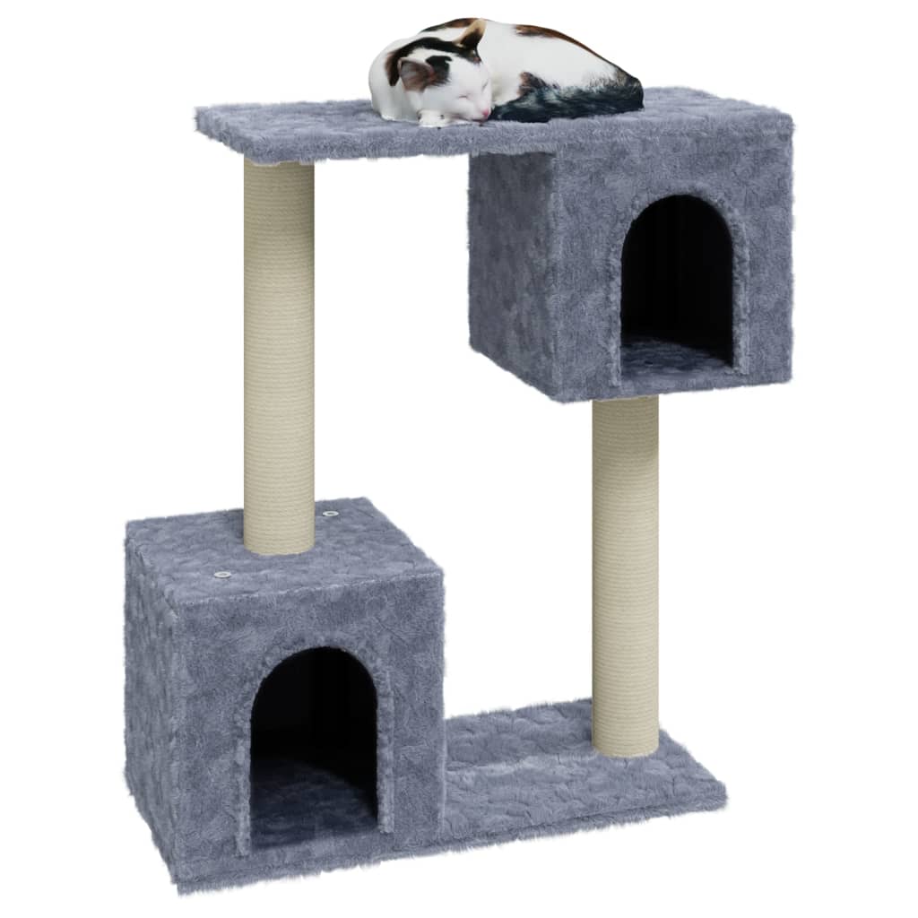 Kattenkrabpaal met sisal krabpalen 60 cm lichtgrijs is nu te koop bij PeponiXL, paradijselijk wonen!