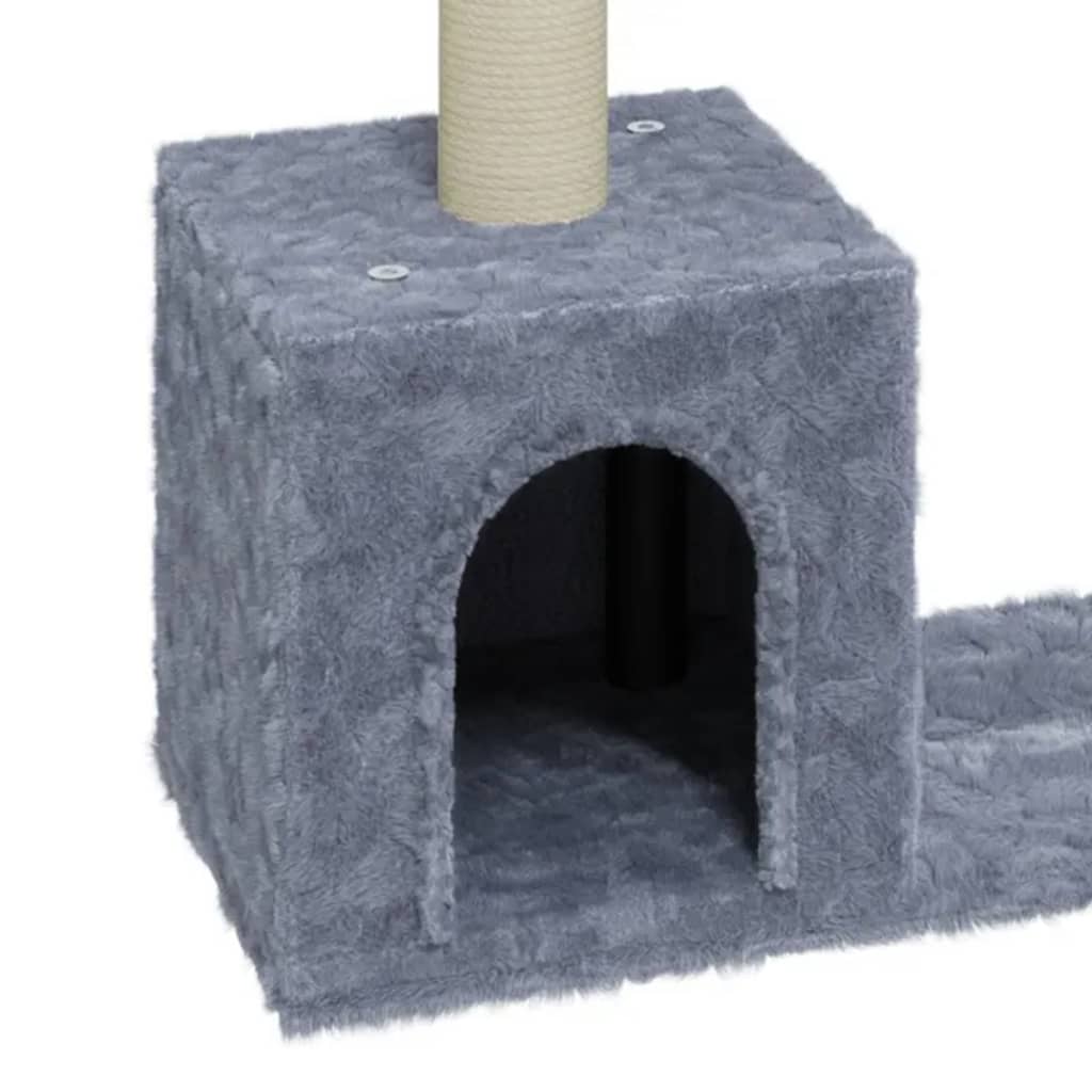 Kattenkrabpaal met sisal krabpalen 60 cm lichtgrijs is nu te koop bij PeponiXL, paradijselijk wonen!