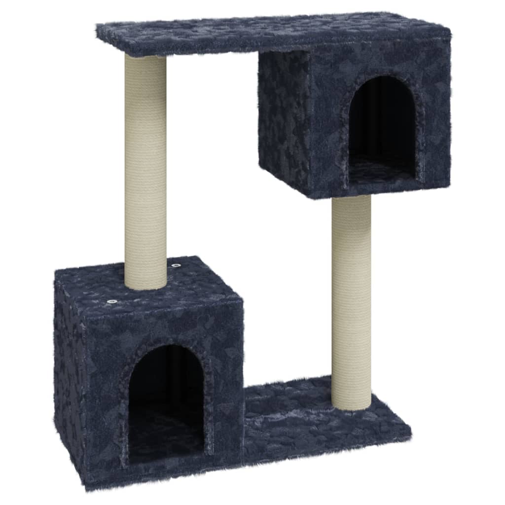 Kattenmeubel met sisal krabpalen 60 cm donkergrijs is nu te koop bij PeponiXL, paradijselijk wonen!