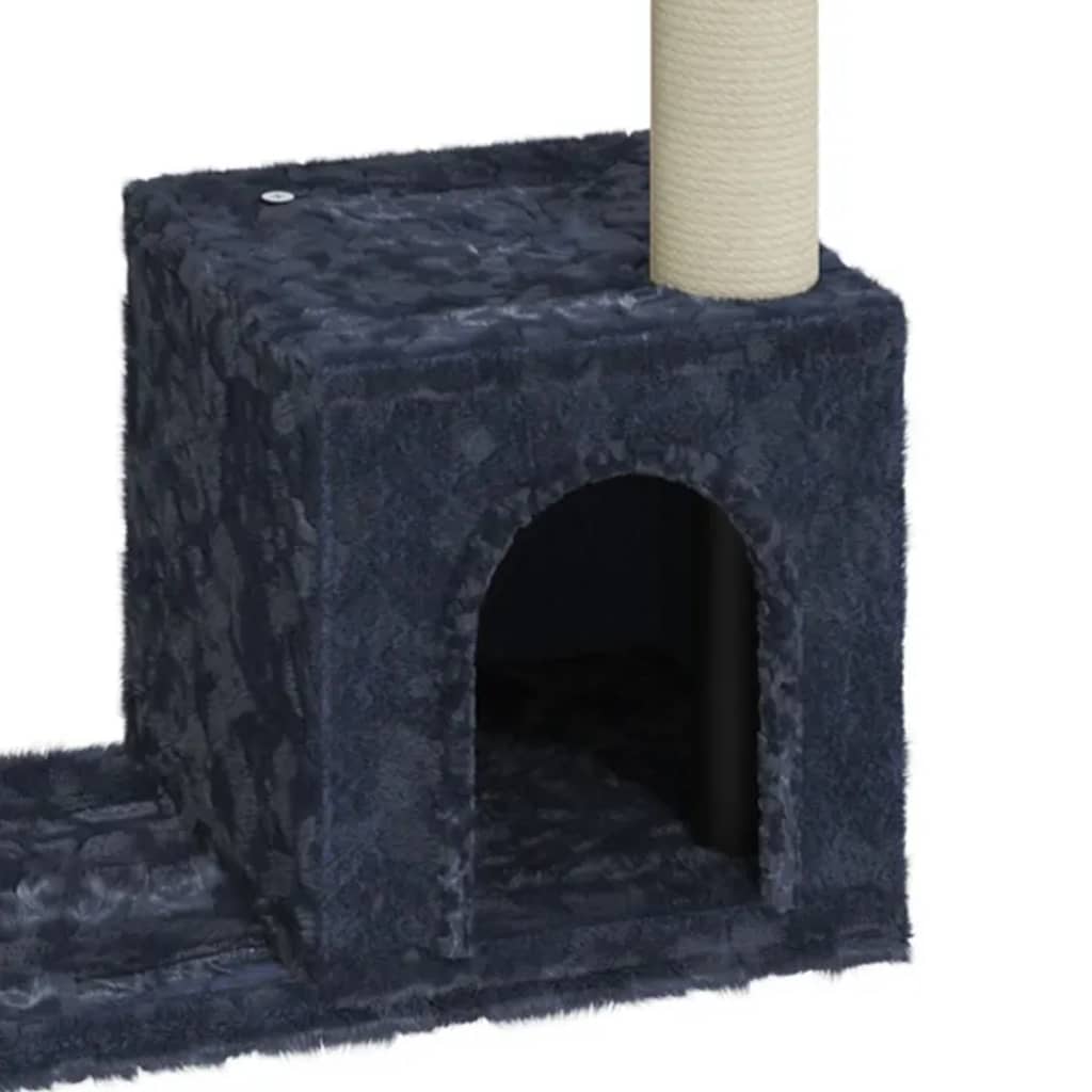 Kattenmeubel met sisal krabpalen 70 cm donkergrijs is nu te koop bij PeponiXL, paradijselijk wonen!