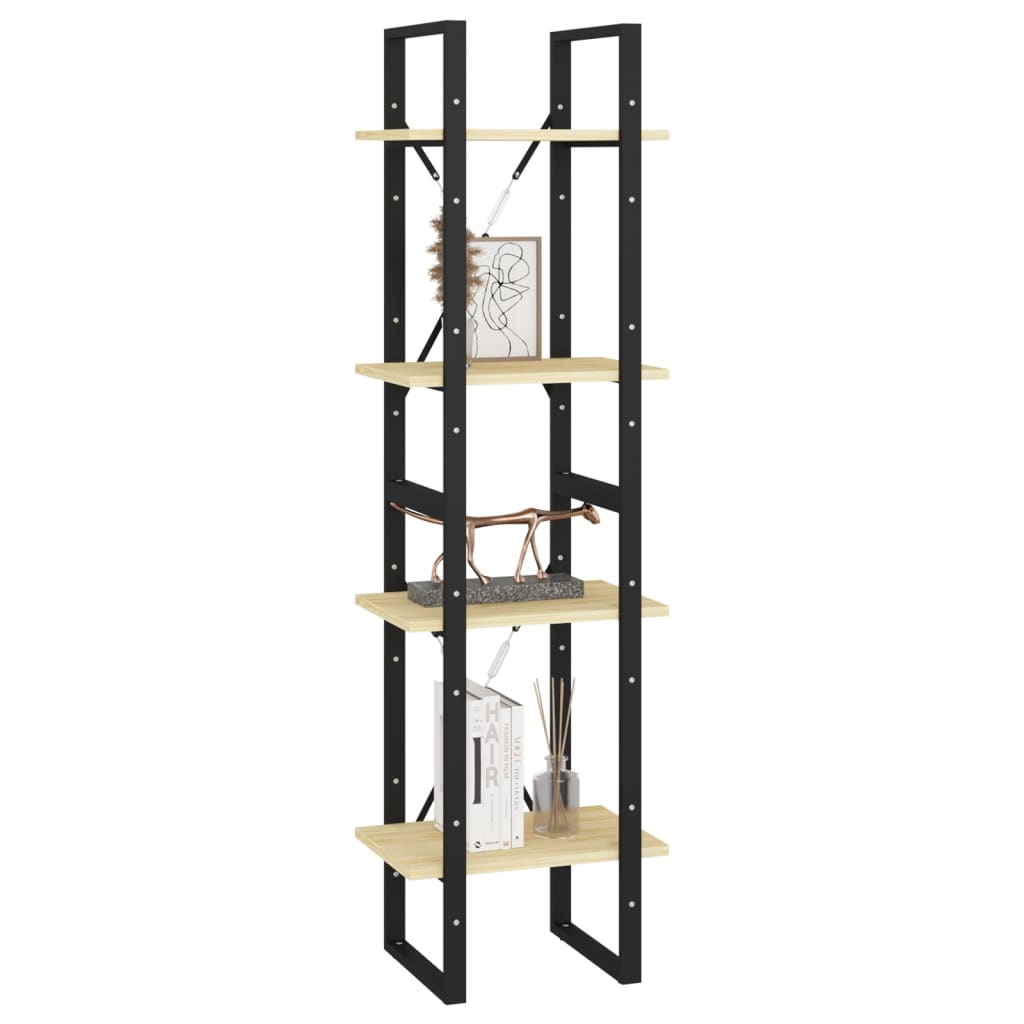 Boekenkast met 4 schappen 40x30x140 cm massief grenenhout is nu te koop bij PeponiXL, paradijselijk wonen!