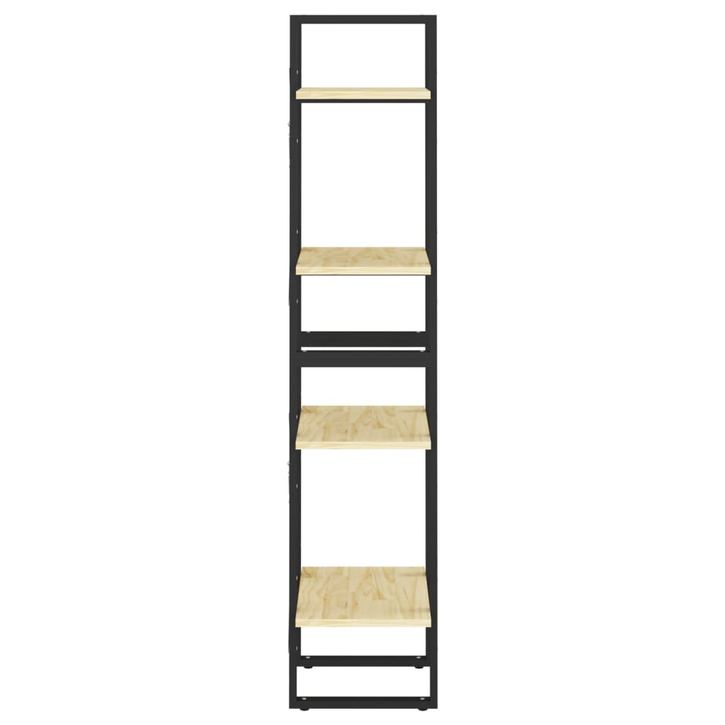 Boekenkast met 4 schappen 40x30x140 cm massief grenenhout is nu te koop bij PeponiXL, paradijselijk wonen!