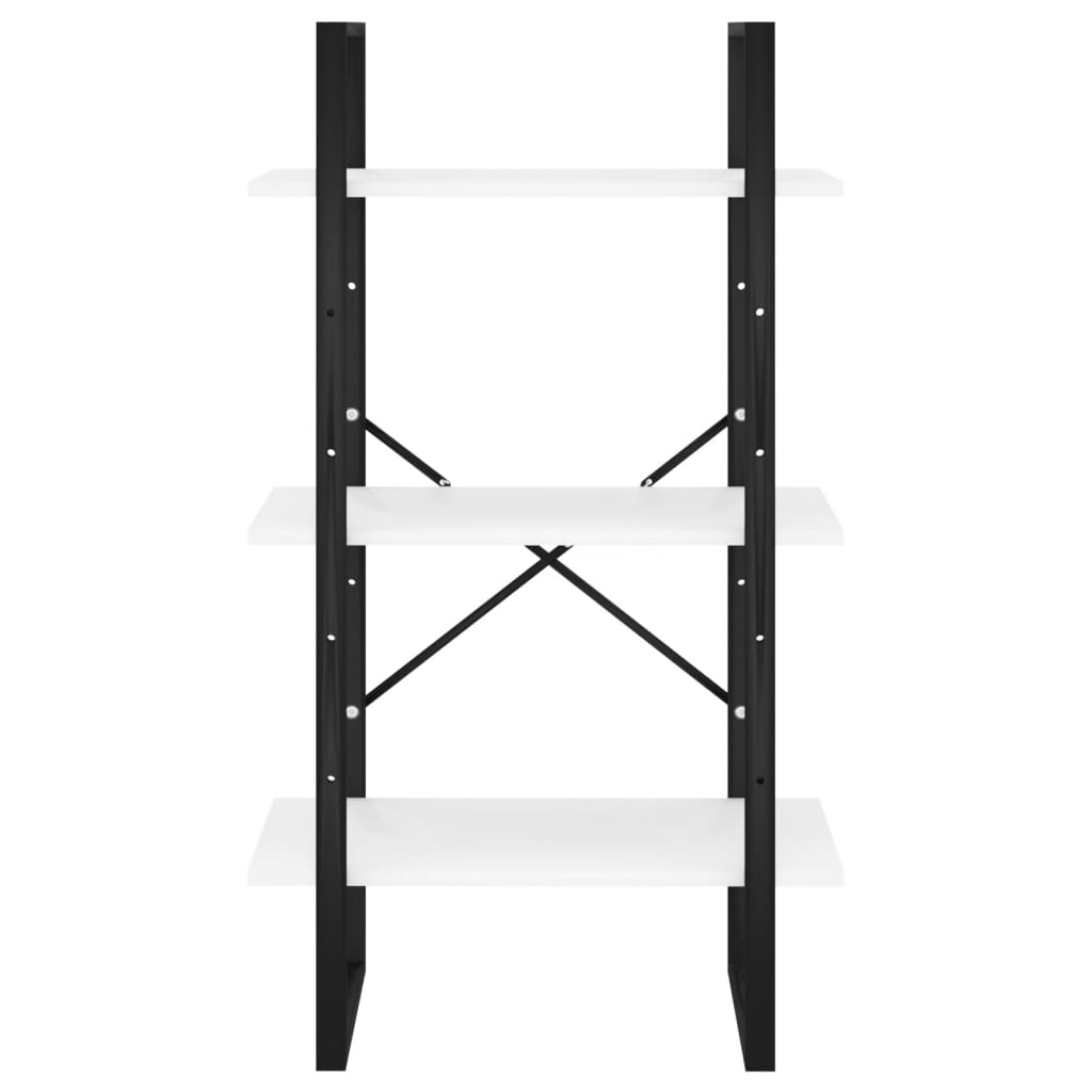 Opbergrek 60x30x105 cm bewerkt hout wit is nu te koop bij PeponiXL, paradijselijk wonen!