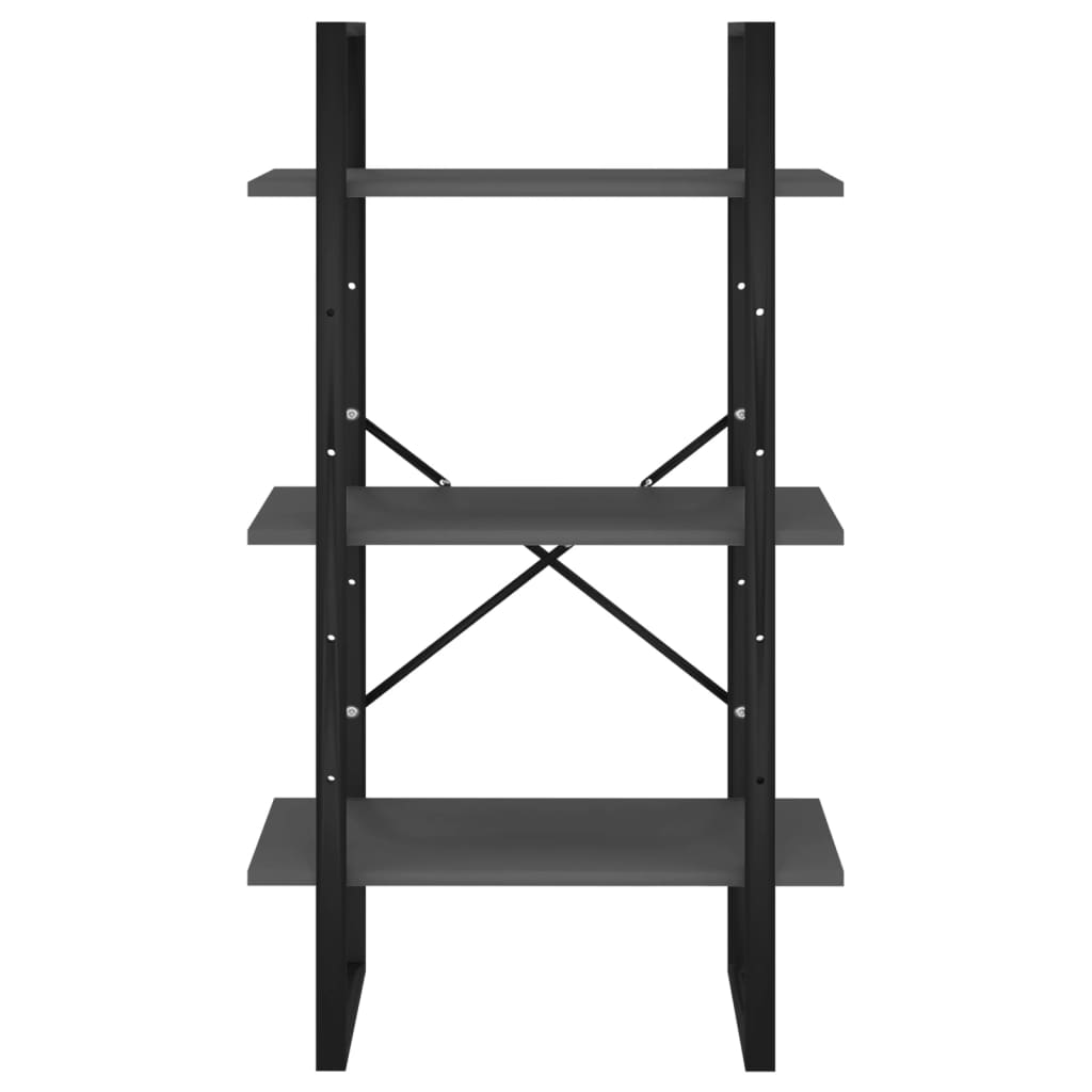 Opbergrek 60x30x105 cm bewerkt hout grijs is nu te koop bij PeponiXL, paradijselijk wonen!