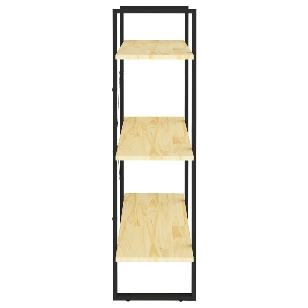 Boekenkast met 3 schappen 80x30x105 cm massief grenenhout is nu te koop bij PeponiXL, paradijselijk wonen!