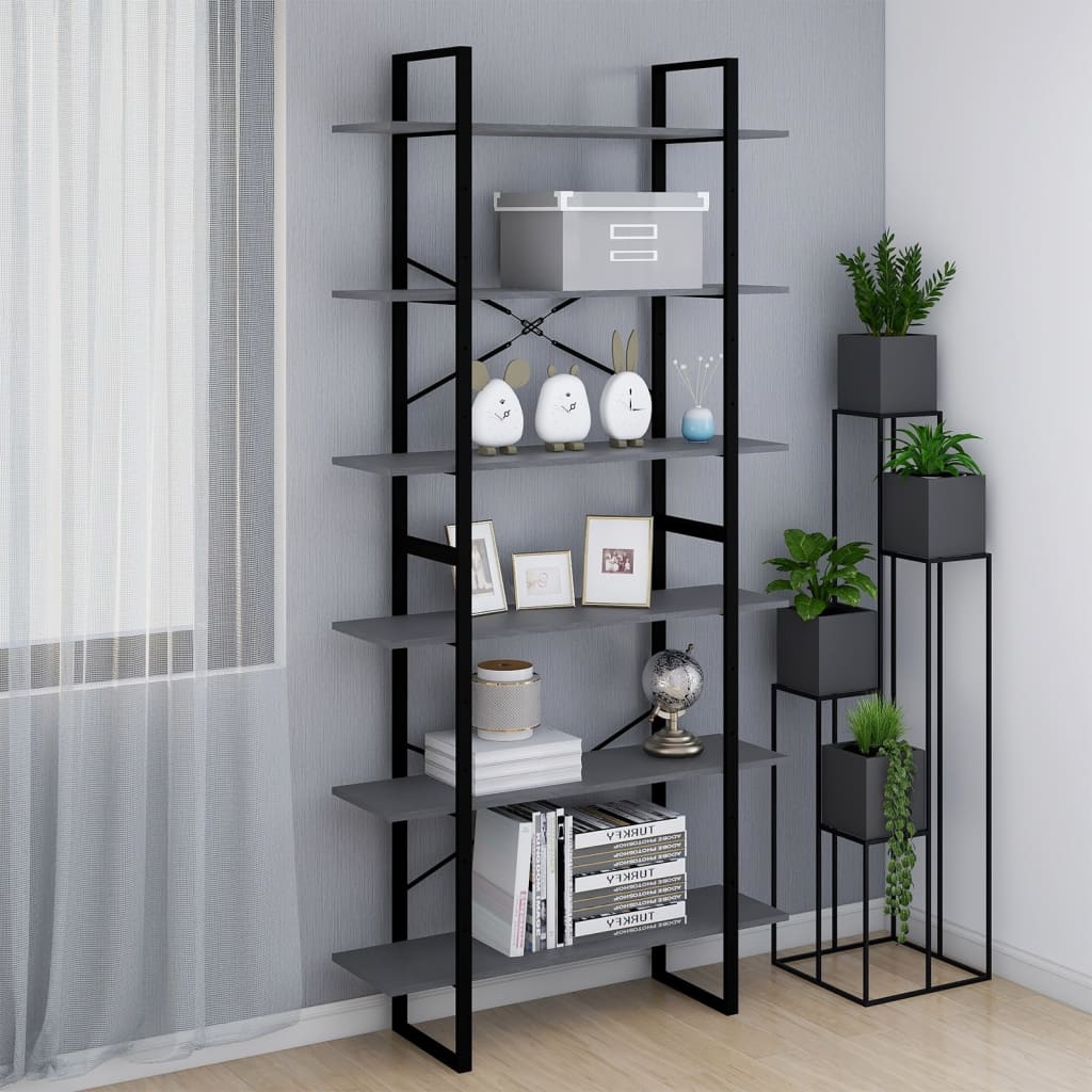 Hoge kast 100x30x210 cm massief grenenhout grijs is nu te koop bij PeponiXL, paradijselijk wonen!