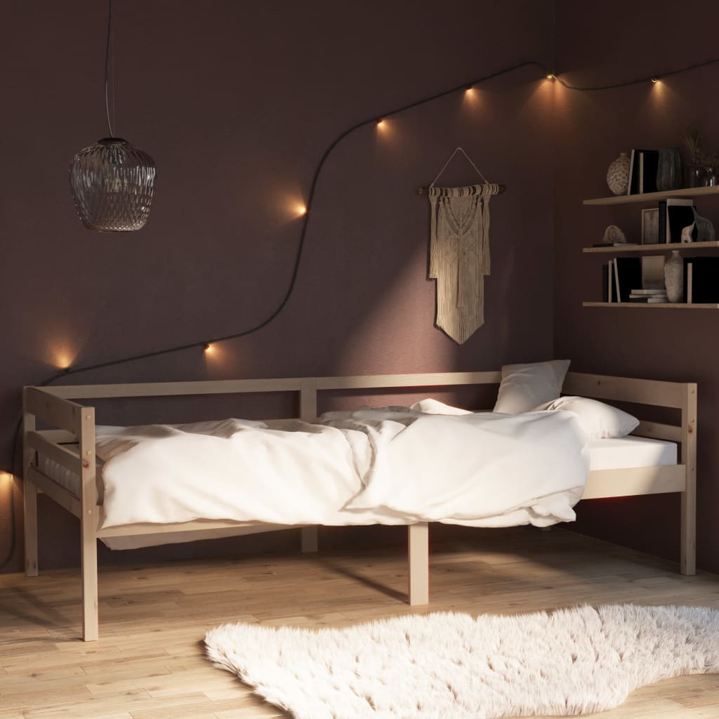 Bedframe massief grenenhout 90x200 cm is nu te koop bij PeponiXL, paradijselijk wonen!