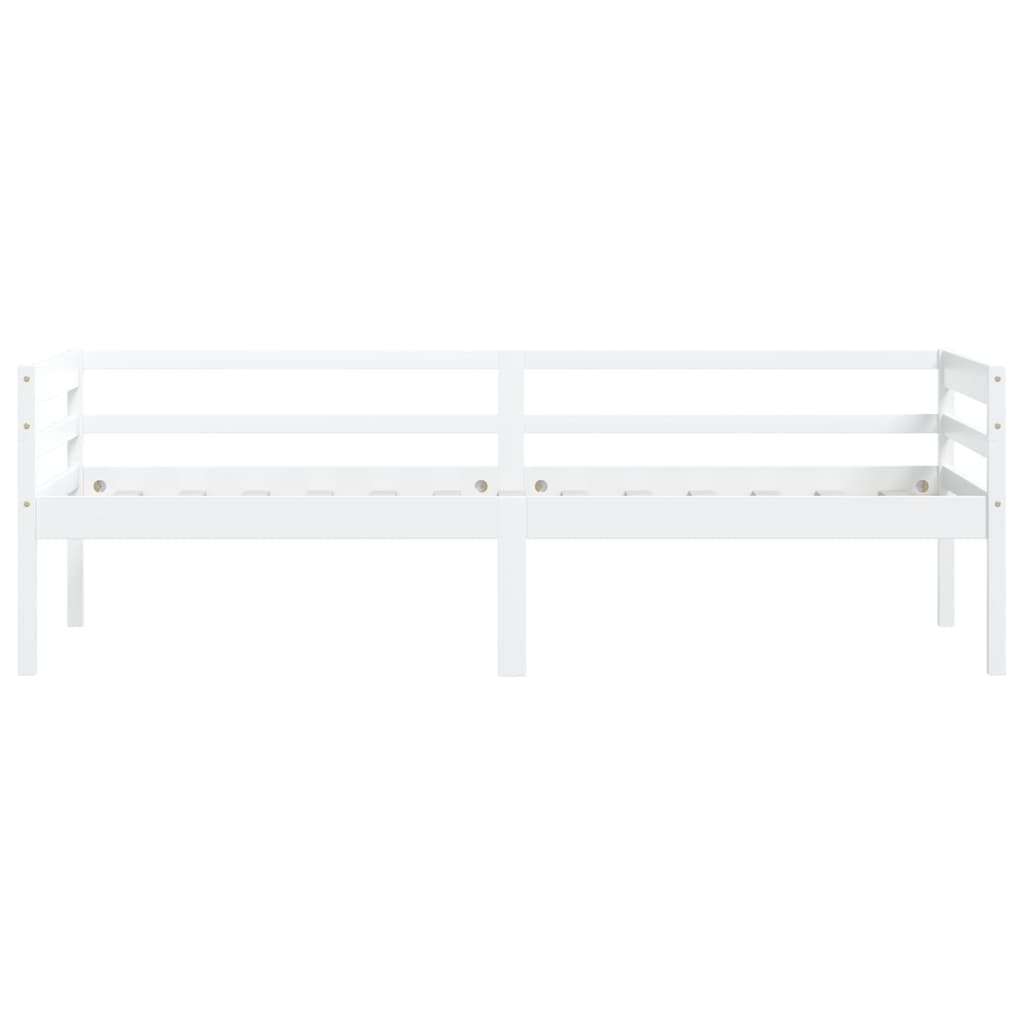 Bedframe massief grenenhout wit 90x200 cm is nu te koop bij PeponiXL, paradijselijk wonen!
