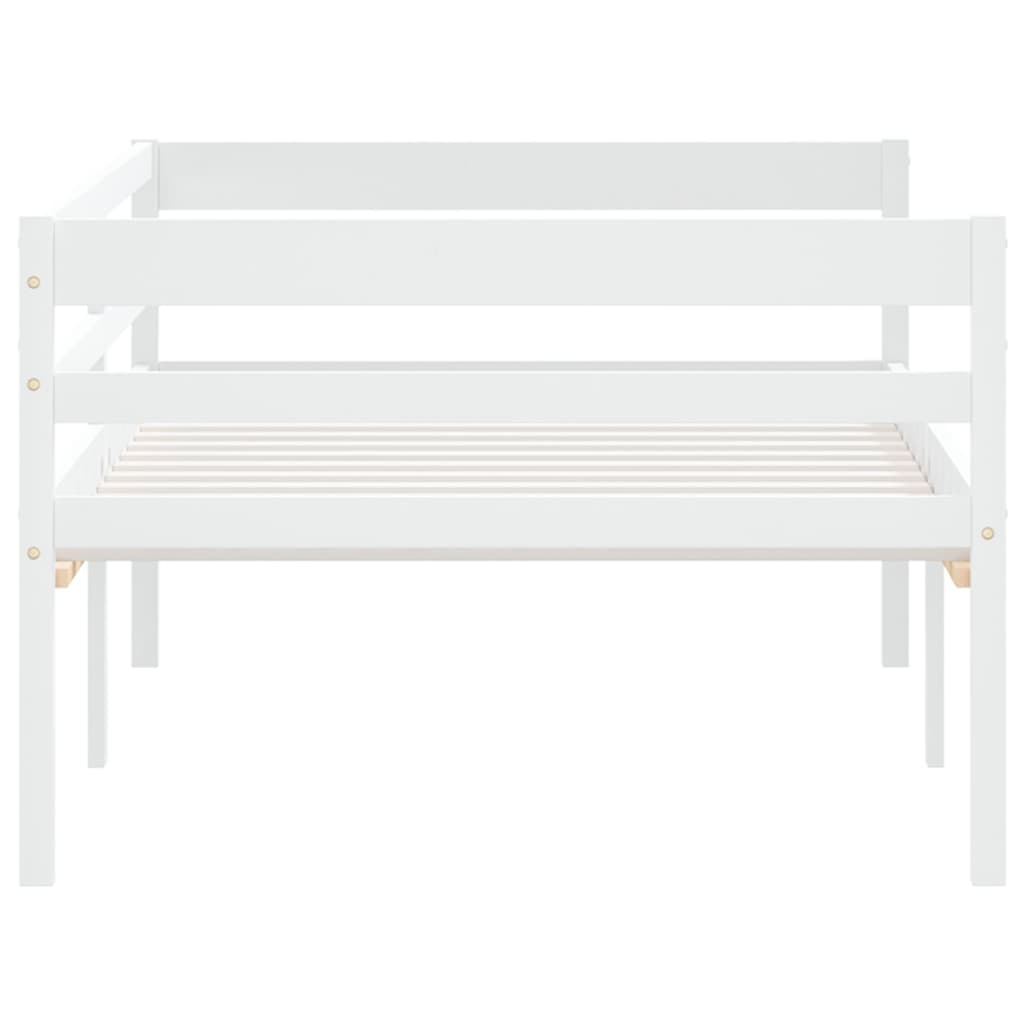 Bedframe massief grenenhout wit 90x200 cm is nu te koop bij PeponiXL, paradijselijk wonen!