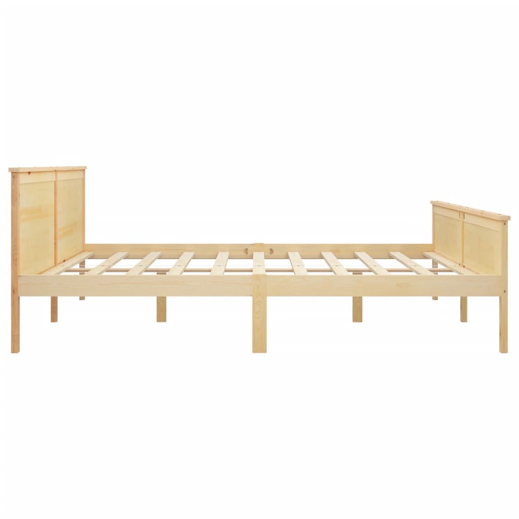 Bedframe massief grenenhout 200x200 cm is nu te koop bij PeponiXL, paradijselijk wonen!