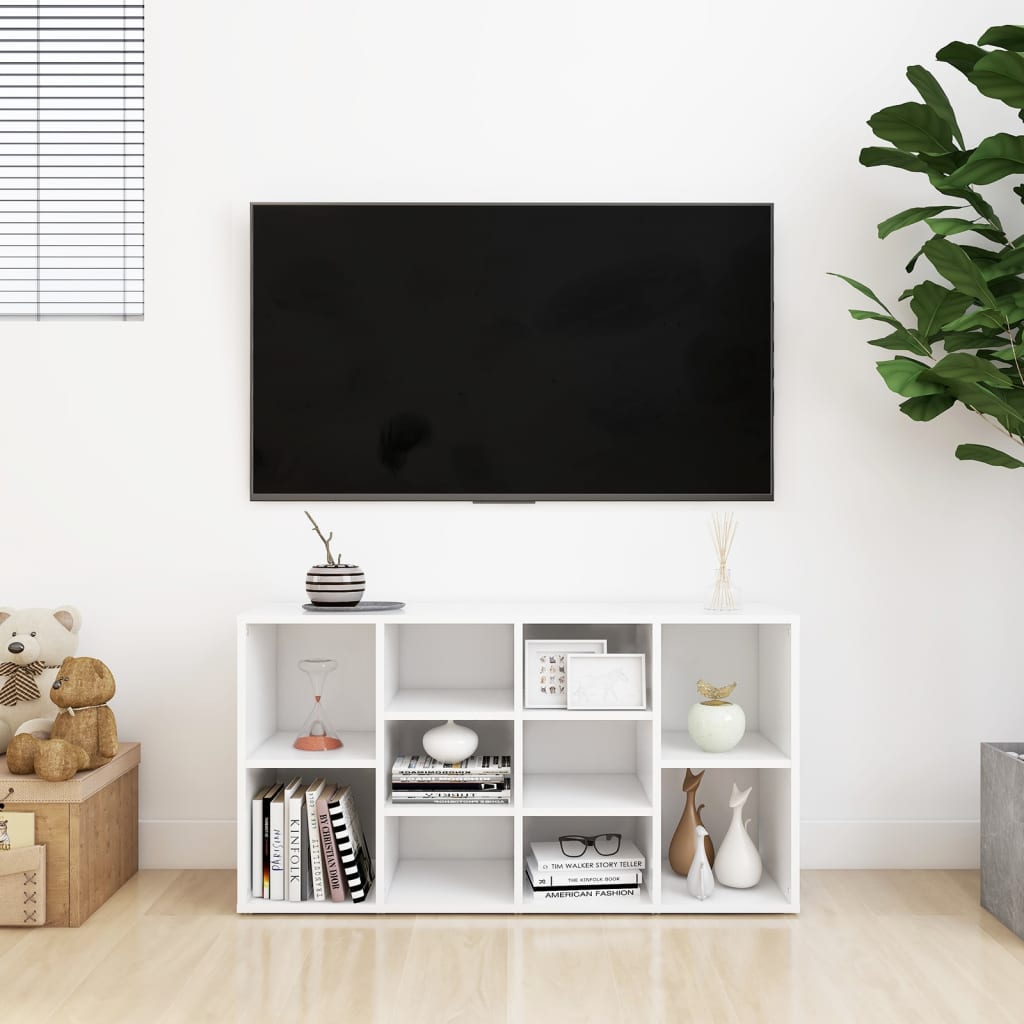 Schoenenbank 103x30x55 cm bewerkt hout wit is nu te koop bij PeponiXL, paradijselijk wonen!