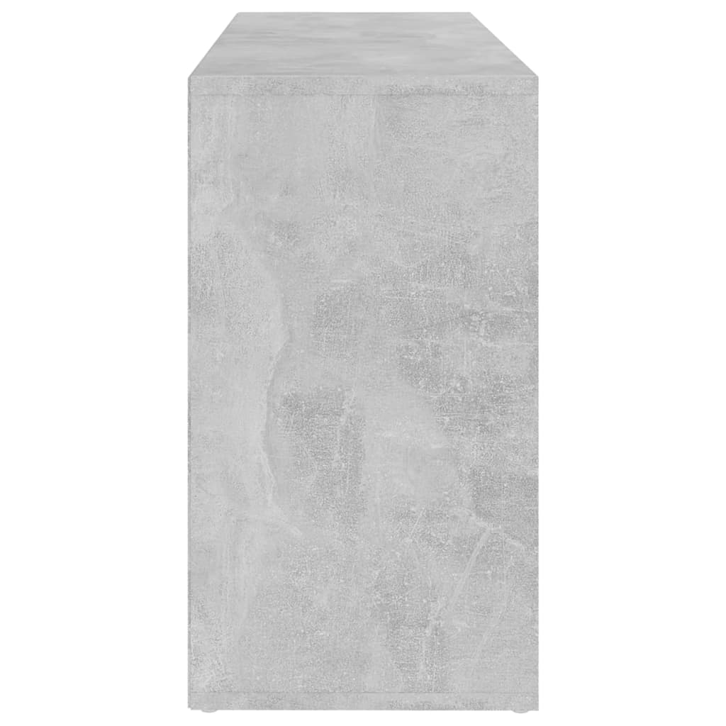 Schoenenbank 103x30x55 cm bewerkt hout betongrijs is nu te koop bij PeponiXL, paradijselijk wonen!