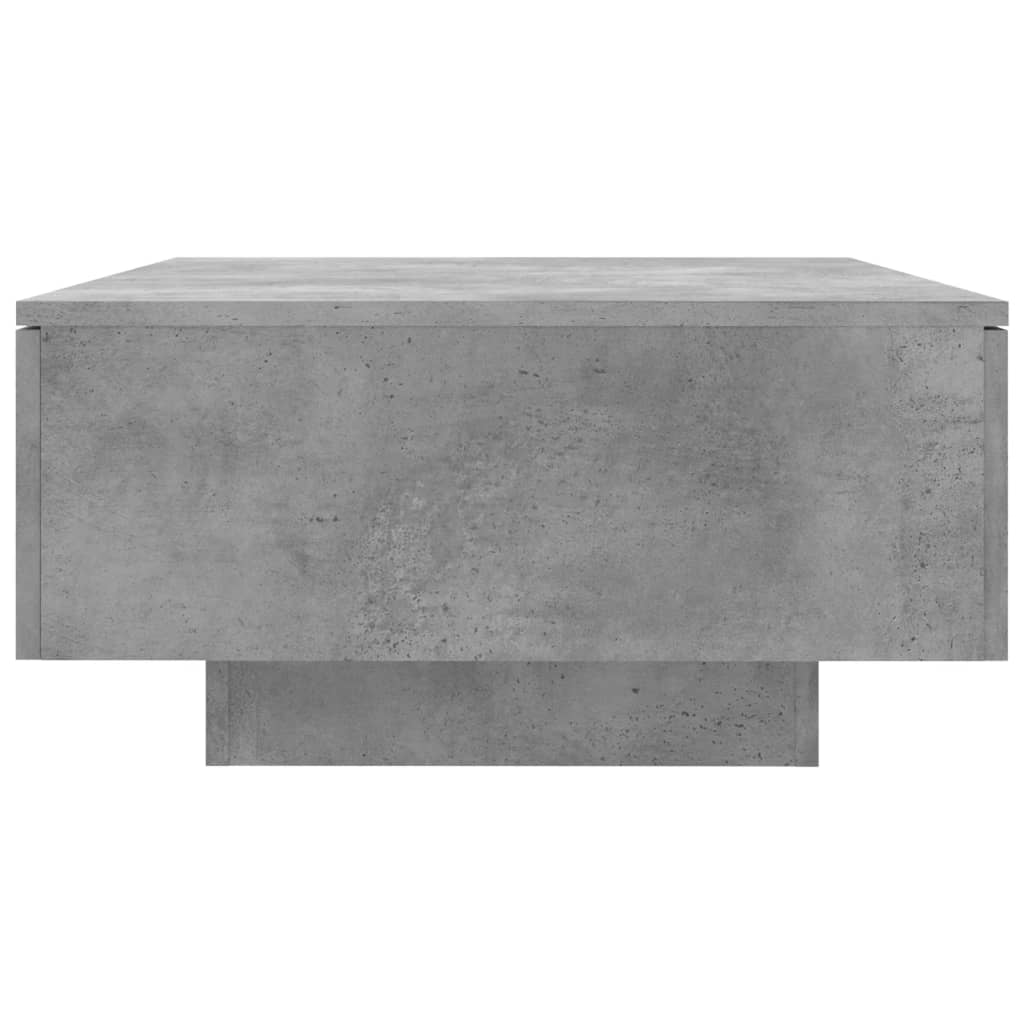 Salontafel 90x60x31 cm bewerkt hout betongrijs is nu te koop bij PeponiXL, paradijselijk wonen!