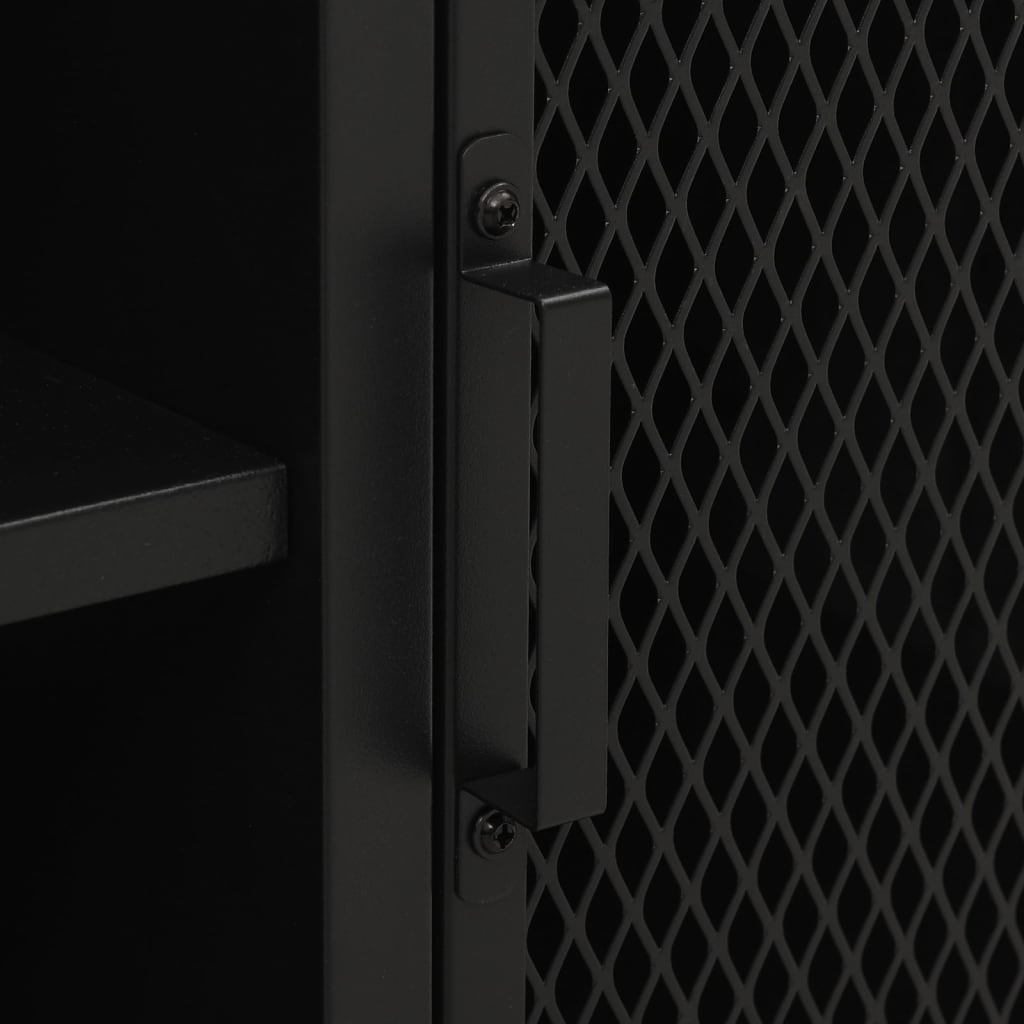 Tv-meubel 105x36x47 cm metaal en MDF grijs is nu te koop bij PeponiXL, paradijselijk wonen!