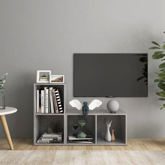 Tv-meubelen 2 st 72x35x36,5 cm bewerkt hout betongrijs is nu te koop bij PeponiXL, paradijselijk wonen!