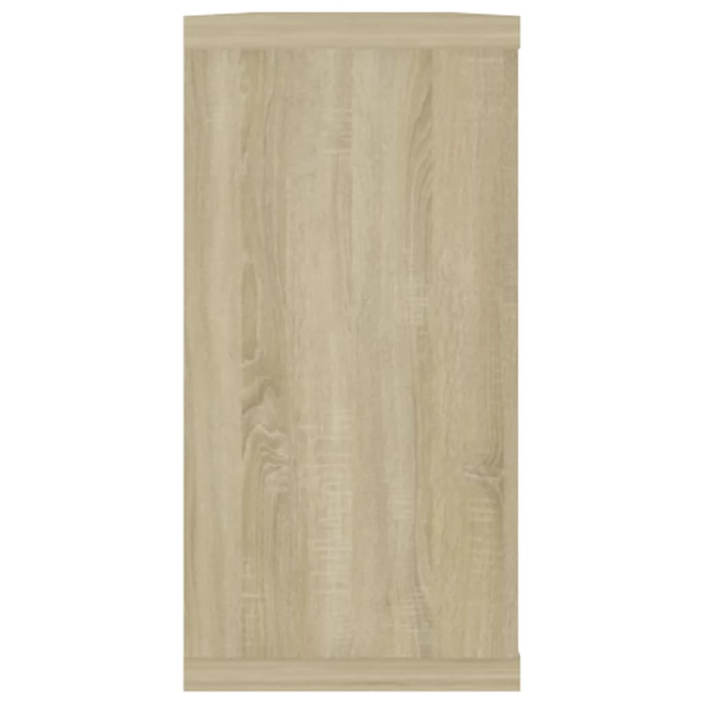 Wandschappen kubus 4 st 100x15x30 cm bewerkt hout sonoma eiken is nu te koop bij PeponiXL, paradijselijk wonen!