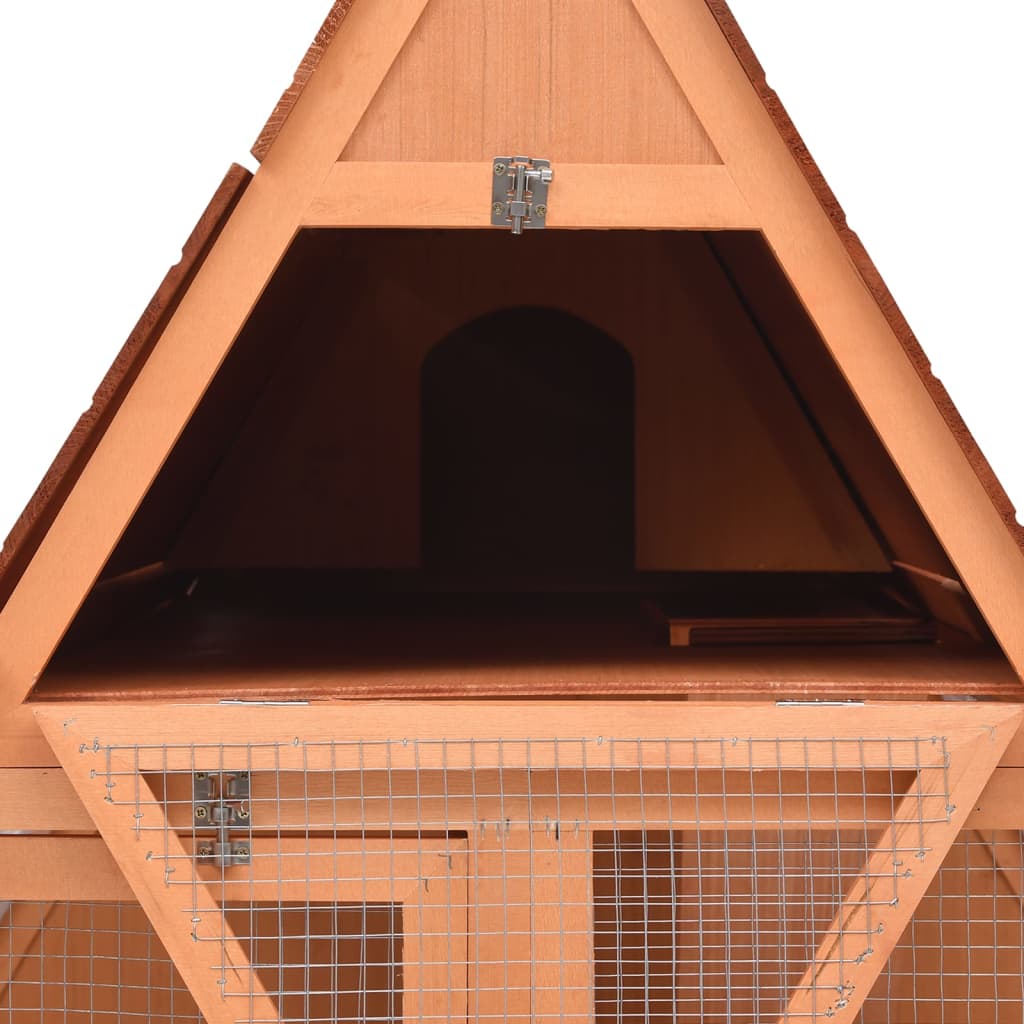 Konijnenhok 152x127x109,5 cm massief vurenhout is nu te koop bij PeponiXL, paradijselijk wonen!
