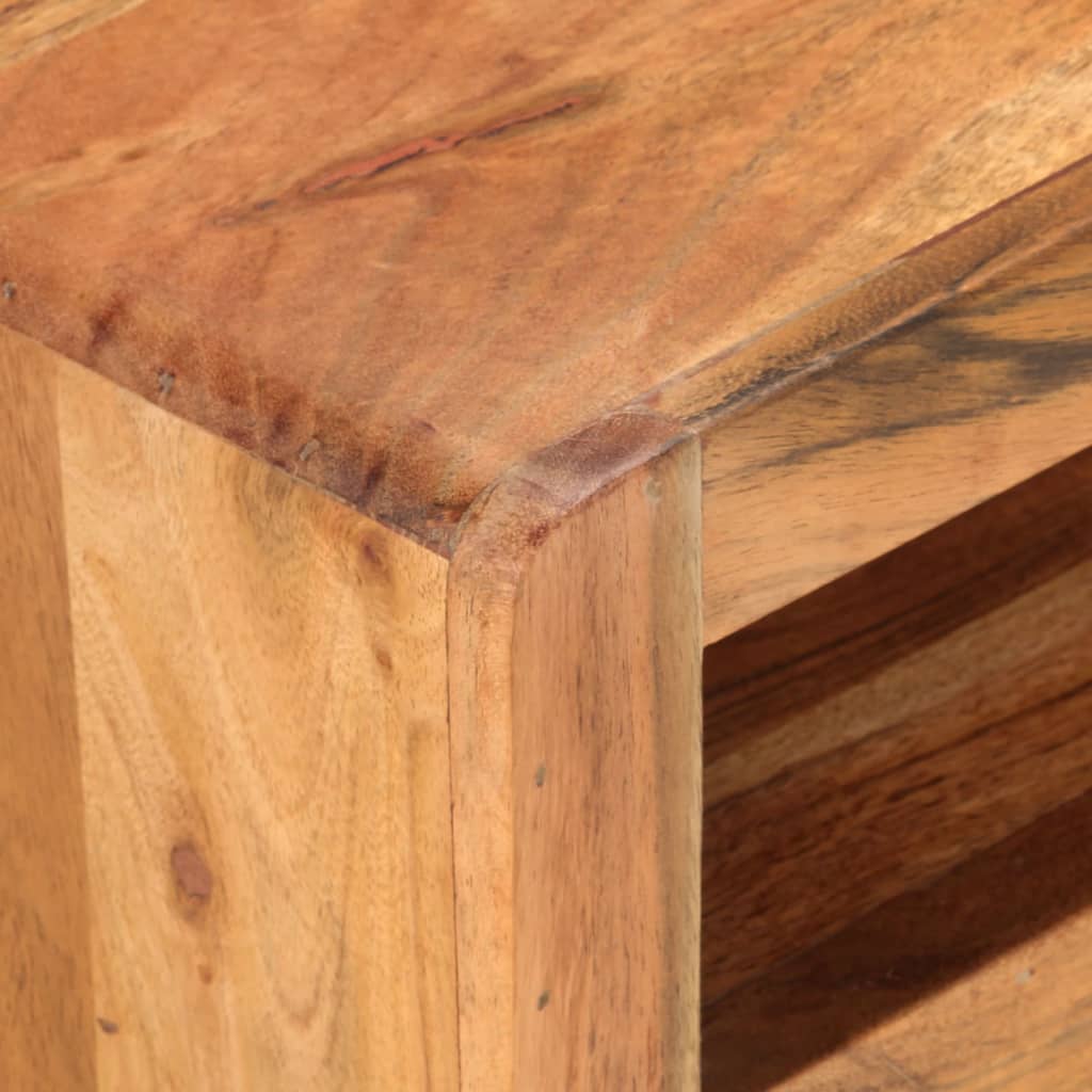 Tv-meubel 110x30x40 cm massief acaciahout is nu te koop bij PeponiXL, paradijselijk wonen!