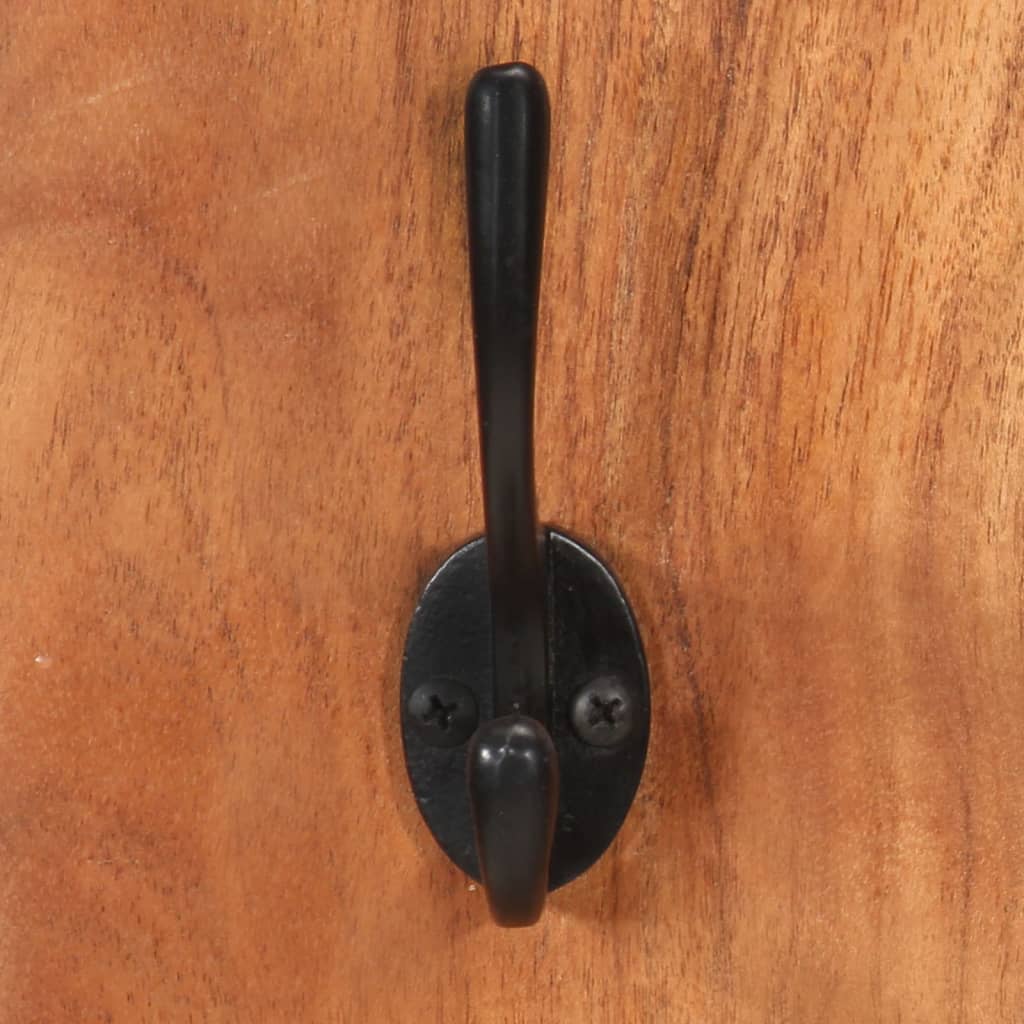 Wandkapstokken 2 st 36x3x110 cm massief acaciahout is nu te koop bij PeponiXL, paradijselijk wonen!