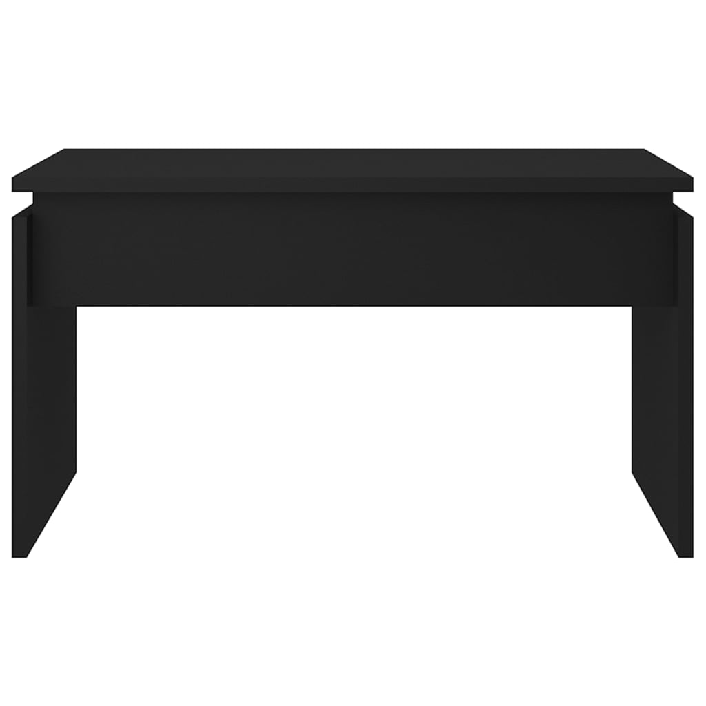 Salontafel 68x50x38 cm bewerkt hout zwart is nu te koop bij PeponiXL, paradijselijk wonen!