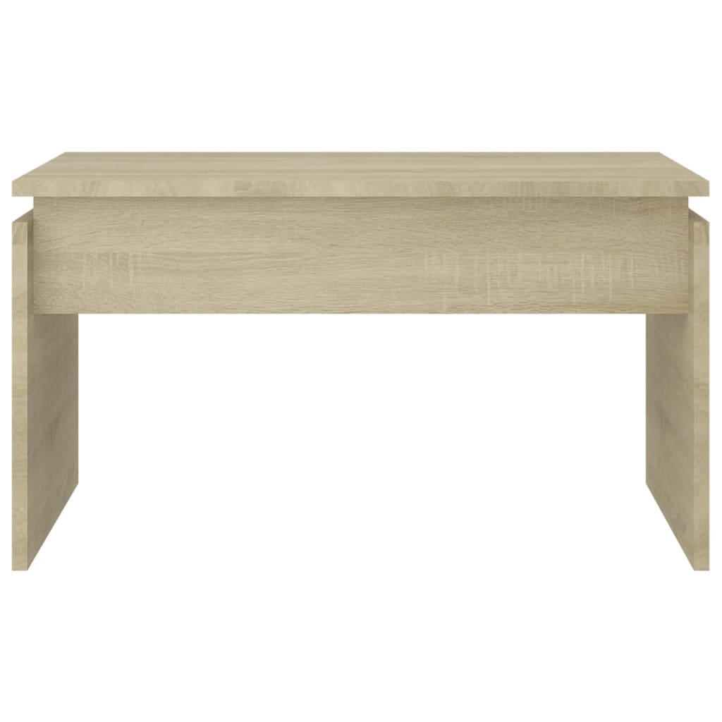Salontafel 68x50x38 cm bewerkt hout sonoma eikenkleurig is nu te koop bij PeponiXL, paradijselijk wonen!