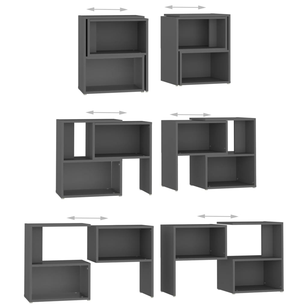 Tv-meubel 104x30x52 cm bewerkt hout grijs is nu te koop bij PeponiXL, paradijselijk wonen!