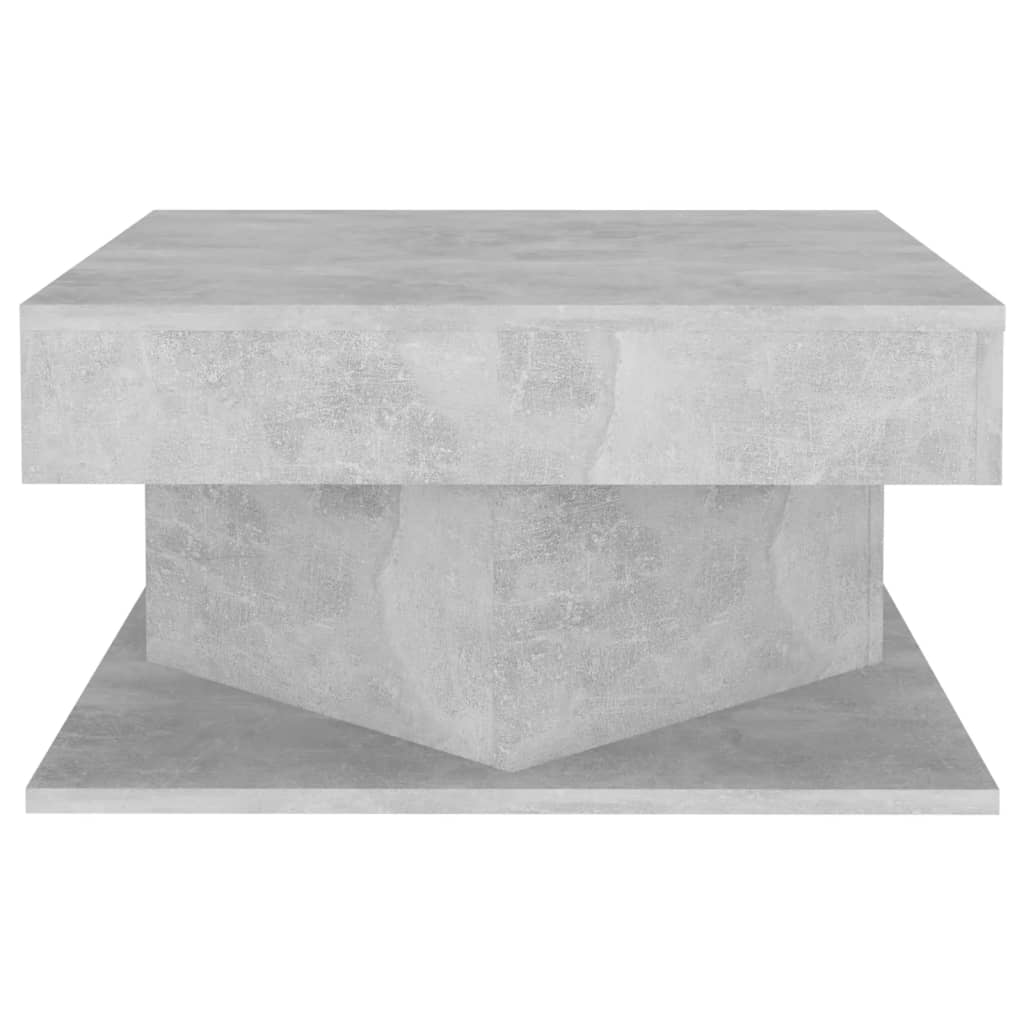 Salontafel 57x57x30 cm bewerkt hout betongrijs is nu te koop bij PeponiXL, paradijselijk wonen!