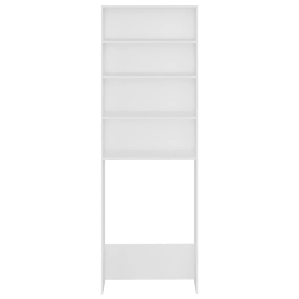 Wasmachinekast 64x24x190 cm wit is nu te koop bij PeponiXL, paradijselijk wonen!