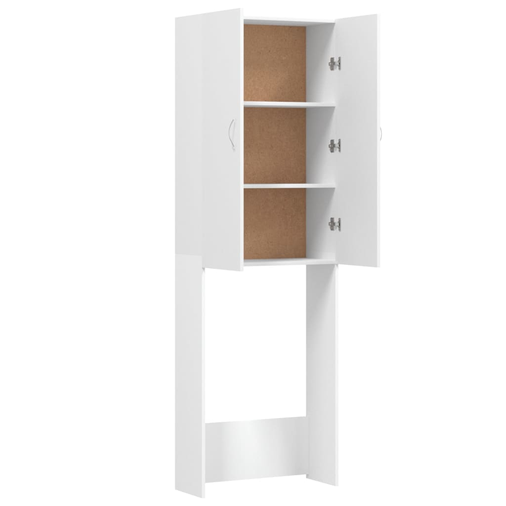 Wasmachinekast 64x25,5x190 cm wit is nu te koop bij PeponiXL, paradijselijk wonen!