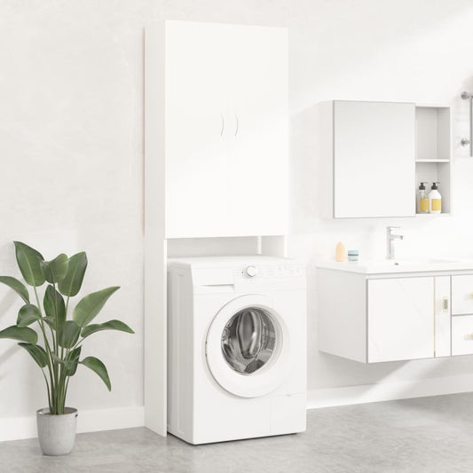 Wasmachinekast 64x25,5x190 cm wit is nu te koop bij PeponiXL, paradijselijk wonen!