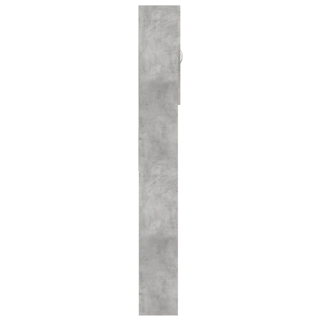 Wasmachinekast 64x25,5x190 cm betongrijs is nu te koop bij PeponiXL, paradijselijk wonen!